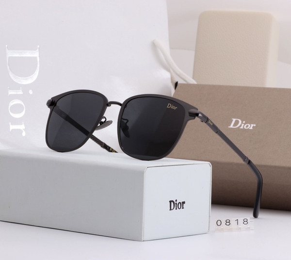 New driving Sunglasses for men women Classic Fashion UV400 design brand sunglasses black lover sun glasses with free box 08018-1