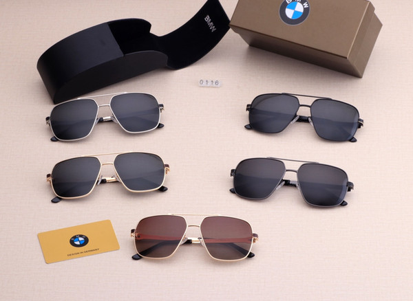 New driving Sunglasses for men women Classic Fashion design brand sunglasses black lover sun glasses with free box 0116