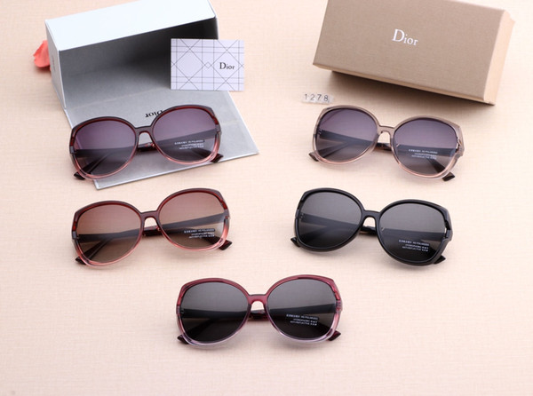 New driving Sunglasses for men women Classic Fashion Unisex UV400 design brand sunglasses sun glasses with free box 1278