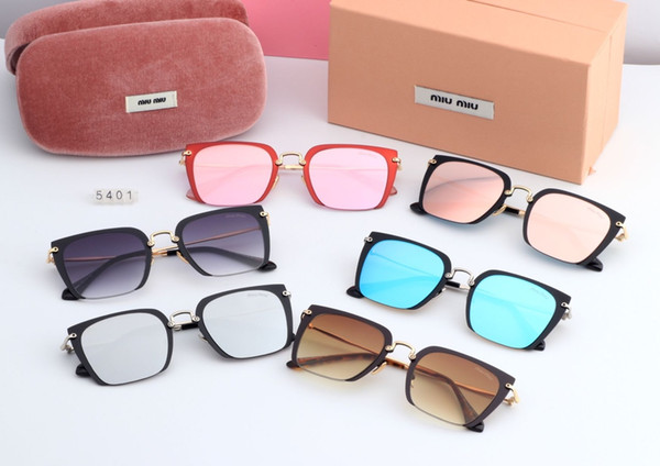 New driving Sunglasses for men women Classic Fashion Unisex UV400 design brand sunglasses sun glasses with free box 5401