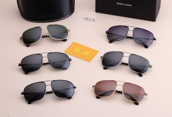 New driving Sunglasses for men women Classic Fashion design brand sunglasses black lover sun glasses with free box 98018