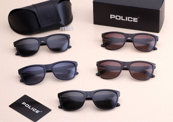 New driving Sunglasses for men Classic Fashion Unisex UV400 design brand sunglasses sun glasses with free box 88102