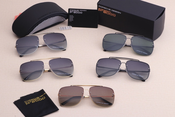 New driving Sunglasses for men Classic Fashion Unisex UV400 design brand sunglasses sun glasses with free box 16610