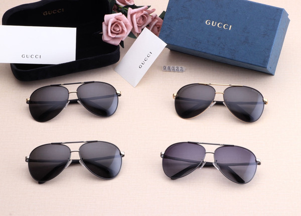 New driving Sunglasses for men women Classic Fashion Unisex UV400 design brand sunglasses sun glasses with free box 98022