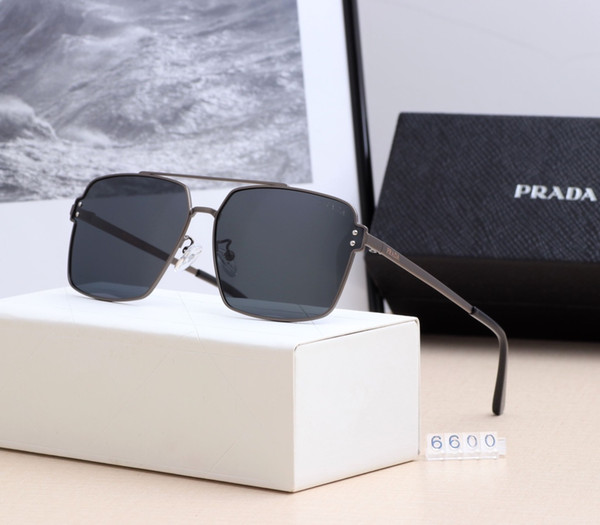 New driving Sunglasses for men Classic Fashion Unisex UV400 design brand sunglasses sun glasses with free box 6600-01