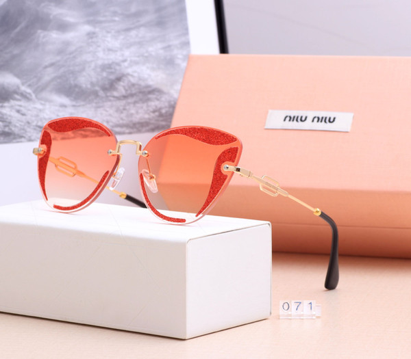 New driving Sunglasses for women Classic Fashion Unisex UV400 design brand sunglasses sun glasses with free box 071-01