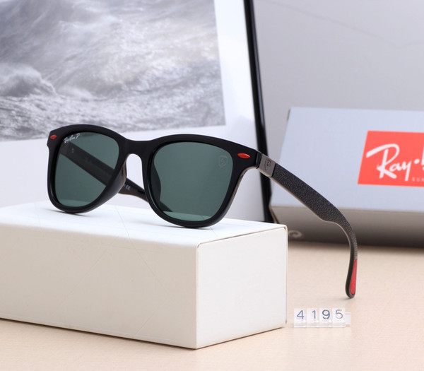 New driving Sunglasses for men women Classic Fashion Unisex UV400 design brand sunglasses sun glasses with free bag and box 4195-03