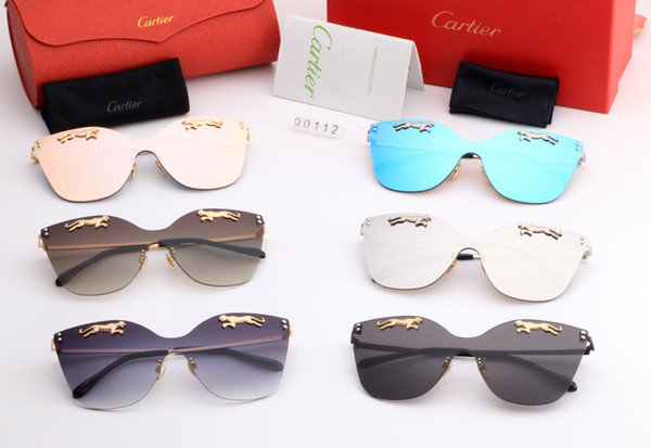 New driving Sunglasses for men women Classic Fashion design brand sunglasses black lover sun glasses with free box 00112