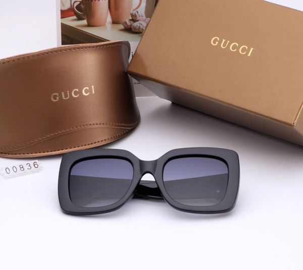 New driving Sunglasses for men women Classic Fashion Unisex UV400 design brand sunglasses G sun glasses with free box 00836-01