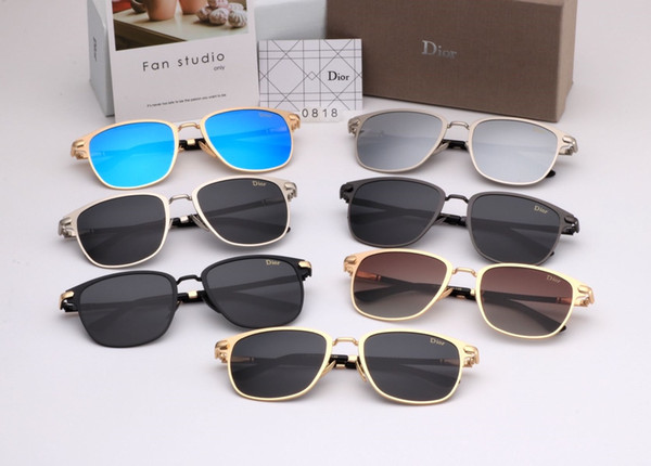 New driving Sunglasses for men women Classic Fashion design brand sunglasses black lover sun glasses with free box 08018