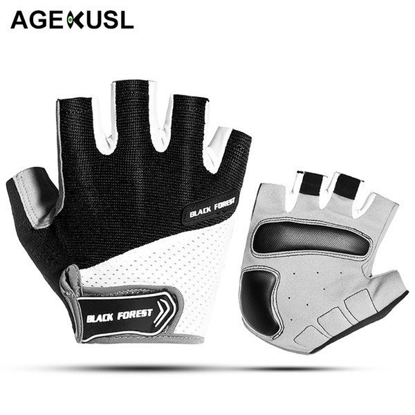 AGEKUSL Cycling Gloves Mittens Bicycle Cycle Men Women Gloves MTB Road Bicycle Bike Summer Short Gloves Breathable