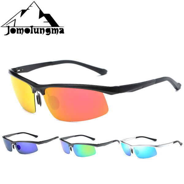 Jomolungma PG826 Sport Eyewear Polarized Sunglasses Aluminium Magnesium Alloy Fishing Glasses Golf Glasses Mens Womens Outdoor Eyewear