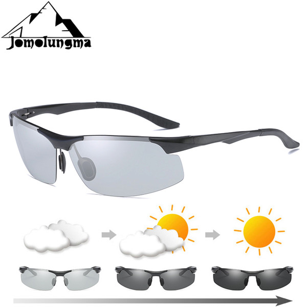 Jomolungma FG300 Sport Eyewear Photochromic Sunglasses Aluminium Magnesium Alloy Fishing Glasses Golf Glasses Mens Womens Outdoor Eyewear