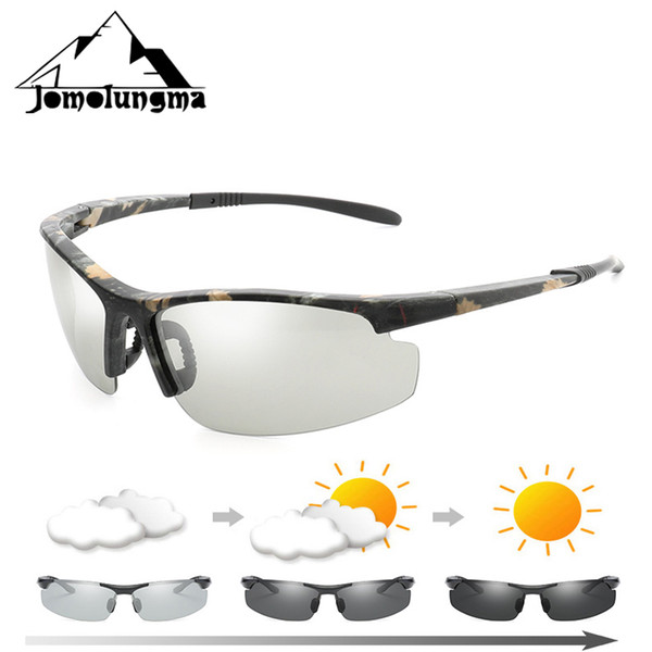 Jomolungma Outdoor Sport Eyewear Photochromic Sunglasses UV400 Hiking Fishing Glasses Golf Glasses Mens Womens Outdoor Eyewear BG1041