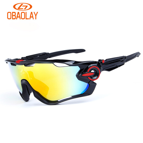 High Quality 3 Lenses Sun Glasses Brand Polarized Sunglasses For Mens Womens gafas Sport Cycling Bicycle Running Mens Eyewear With Box