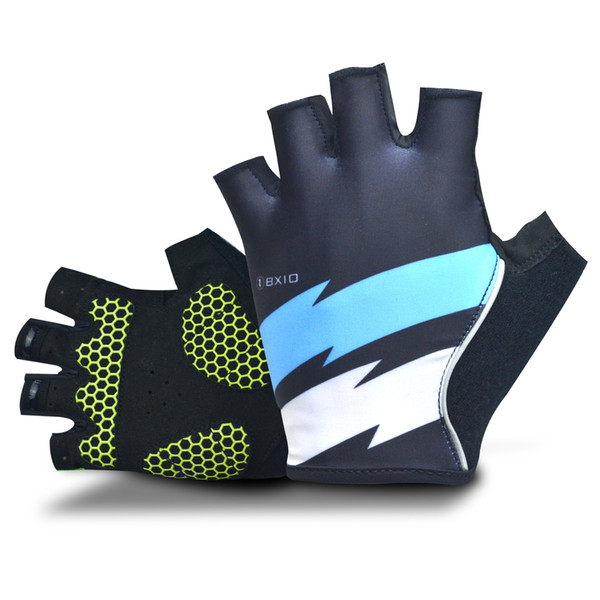 2018 BXIO Brand Mens Cycling Gloves With Gel Pad Palm Pro Team Half Finger Gloves Summer Bike Gloves Support Custom Design BX-ST146