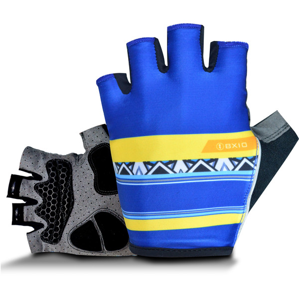 BXIO New Item Cycling Glove Pro Team Half Finger Bike Gloves Summer Bicycle Glove Gel Pad Palm Bike Glove Ciclismo Guante BX-145