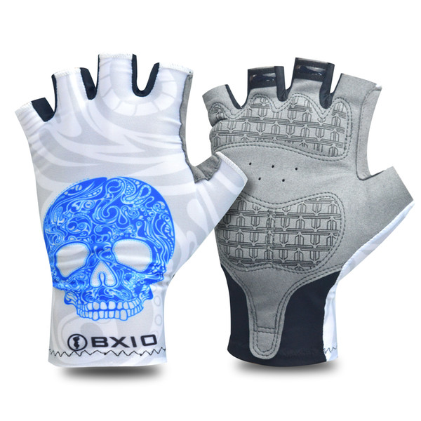 BXIO Brand Half Finger Cool Cycling Glove New Fashion Gel Pad Palm Pro Bike Team Half Finger Gloves Summer MTB Bike Gloves ST-104