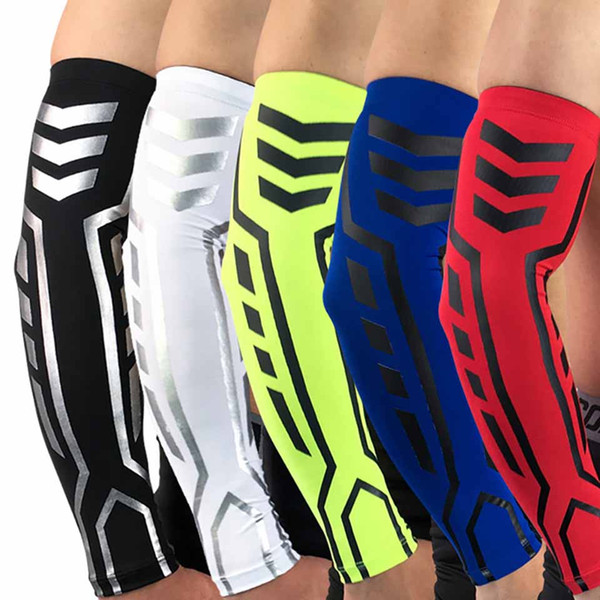 Compression Arm Warmer Sun UV Protection Sport Running Bike Cycling Basketball Volleyball Golf Elbow Arm Sleeves Cover