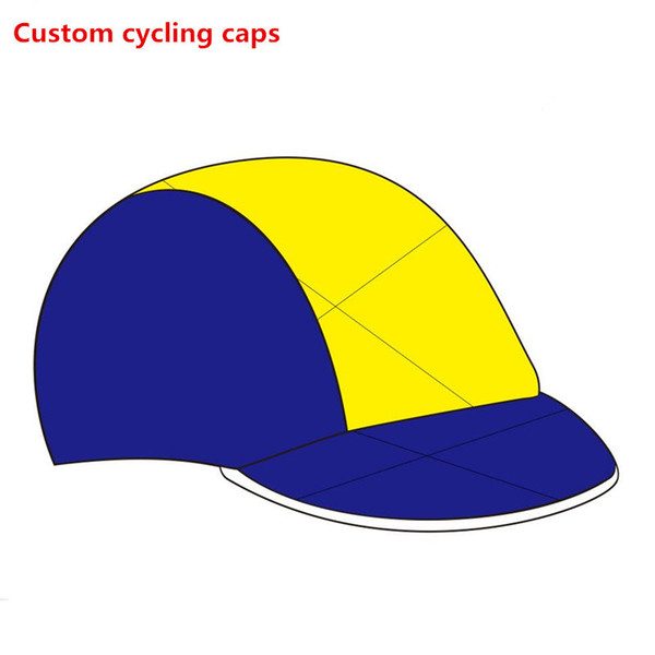 2018 Custom Cycling caps/cycling headgear Can Choose Any size/Any color/Any logo Accept Customized Cycling kits DIY Bicycle hats