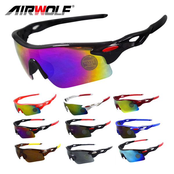 Airwolf 2017 Chinese Cycling Sunglasses best colourful Bike Glasses Men/Women outdoor Bicycle Goggles Sports Eyewear