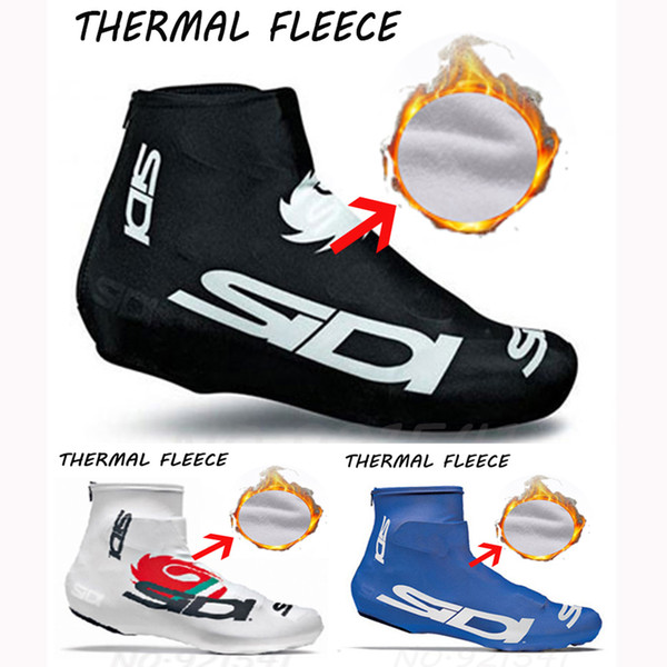 2017 New Winter Fleece Thermal SIDI Shoes cover Bicycle Cycling Overshoes Pro Road Racing MTB Bike Cycling Shoes Cover Sports Shoes Cover