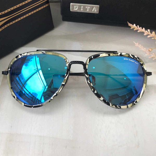 New Designer DITA 7807 Fashion Cool Polarized Sunglasses Hipster Reflective Sunglasses Necessary Drivers Driving Pilot Size 61 16-146