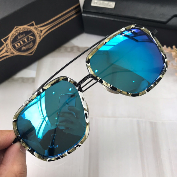 New Designer DITA Fashion Cool Polarized Sunglasses Hipster Reflective Sunglasses Necessary Drivers Driving Pilot Size 61 16-146