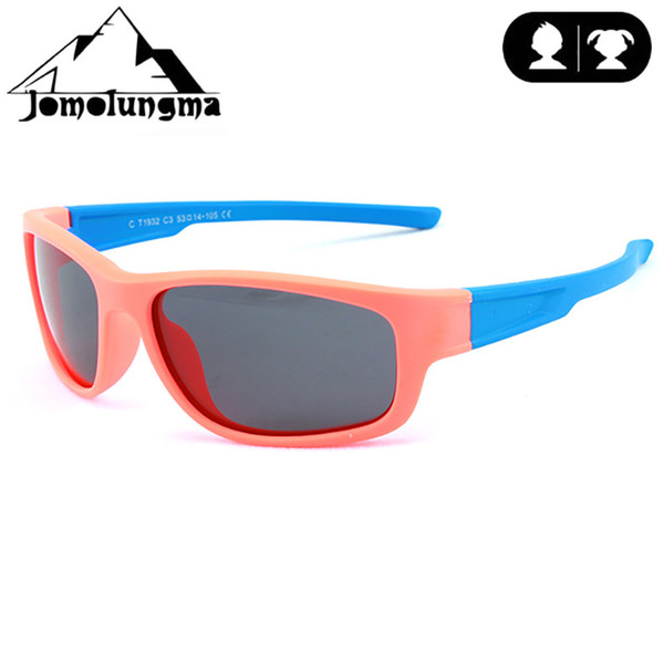 Jomolungma Kids Children Outdoor Sport Sunglasses Polarized Lens Hiking Fishing Glasses Golf Glasses Outdoor Eyewears D1932