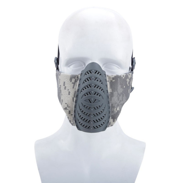 Tactical Skull Mask Half Face Mask Anti-Impact Protection Half Face Masks 1000D Protective CS Outdoor Cycling Masks1