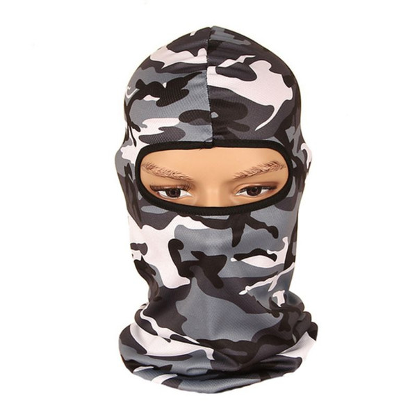 New Tactical Balaclava Hunting Face Mask Camo Printing Camouflage CS Breathable Head Hood Jungle Mask