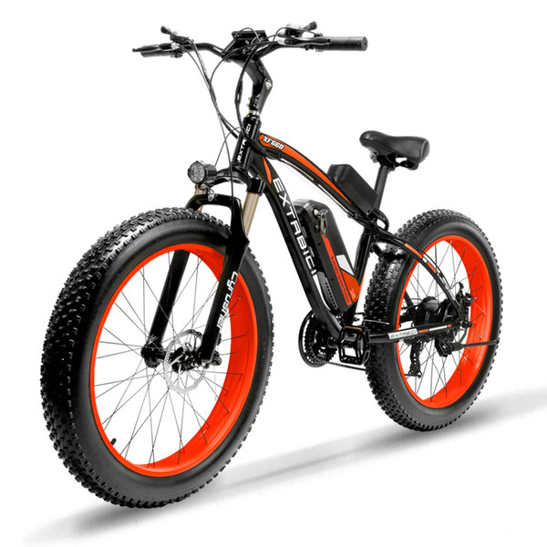 Cyrusher XF660 1000W full suspension E bike fat tire 21 speeds mechanical disc brake electric bicyle