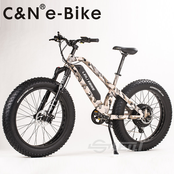 2018 Fashional New Design 48v 1000W Snow Fat tire electric Mountain bike bicycle ebike