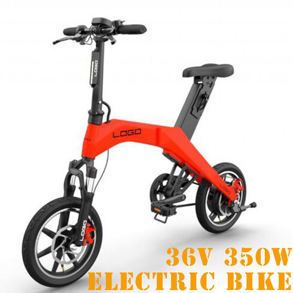 Lastest design 12inch electric bike 36V lithium battetry 300w high speed motor fold smart ebike mini Urban bicycle Comfortable ride For sale