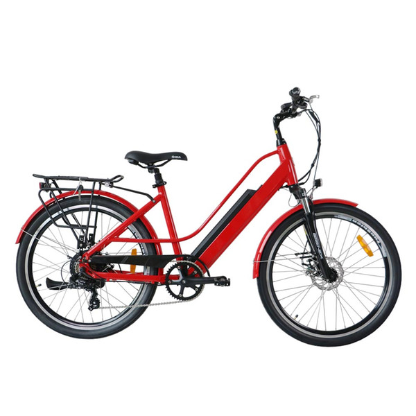 electric city bike 36V350W 8fun/bafang hub motor 12.5Ah lithium battery US/CA free shipping