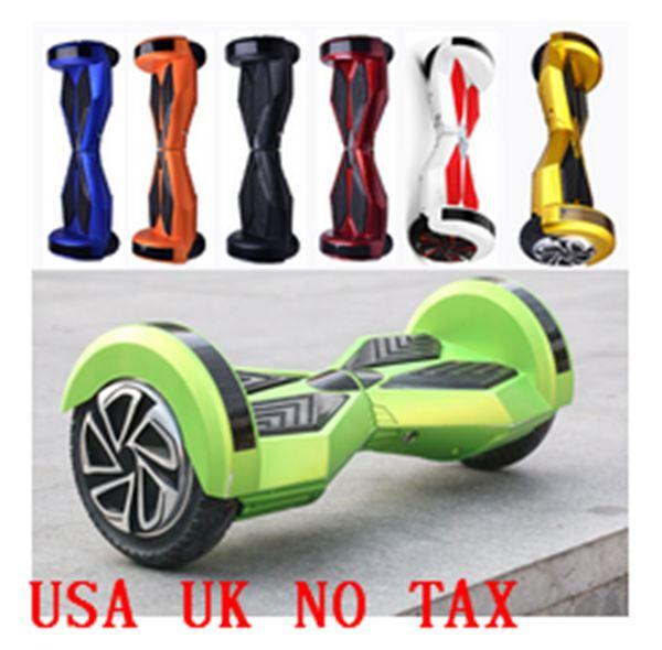 8Inch Wheel Balance car Scooter USA UK NO TAX LED Marquees Models of Electric Car Shilly Wheel balancing Segvay hoverboard