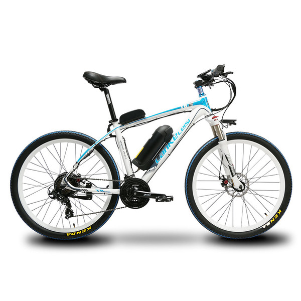 CyrusherT8 Mans Fast 21 Speeds Moutain Electric Bicycle 250Watt 48V 10AH Disc Brakes 19KG Mountain Ebike 17X26Inch