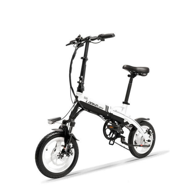 A6 Hidden Battery Mini Portable Folding E Bike, 14 Inches, Disc Brake, Magnesium Alloy Rim, High Quality.