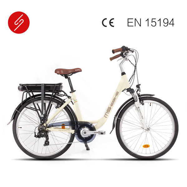 City Electric Road Bike, E Bike for Ladies, Great Quality, 7 Speeds, 26