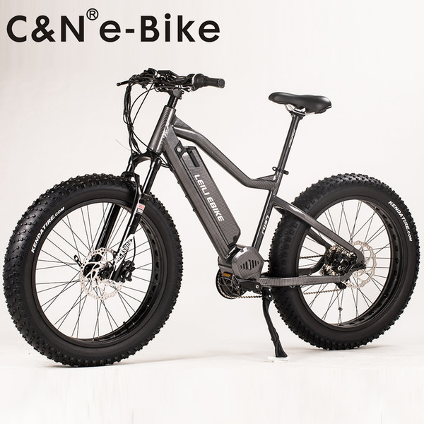 2018 Popular design 48v 1000W Bafang Ultra Mid Motor Snow Fat ebike Electric Mountain bike