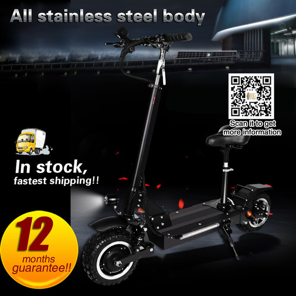 Off Road Electric Scooter 48V/60V Strong powerful new Foldable Electric Bicycle bike 11 inch