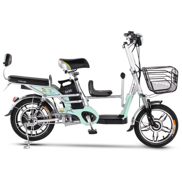 16-inch electric bicycle 48V lithium battery Child seat family-child electric bicycle outdoor City electric scooter ebike