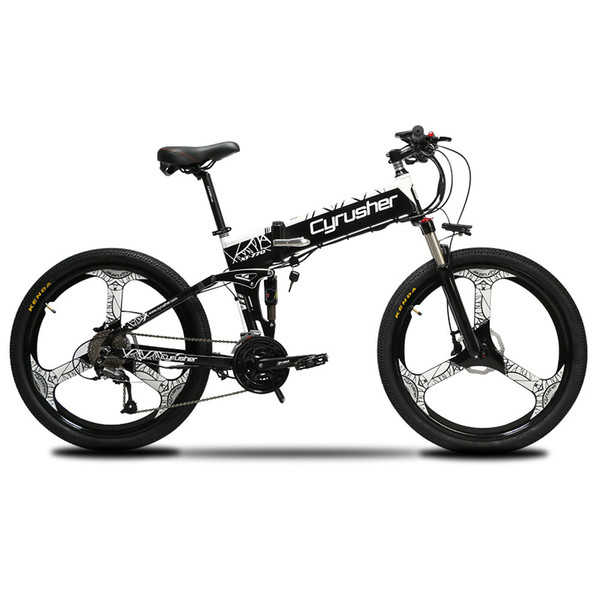 wholesale XF770 Unisex Folding Electric Bike Full Suspension foldable electric bicycle 250 Watt 48V Outdoor speed Bicycle