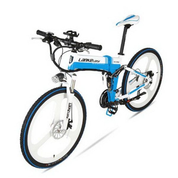 tb311104/Electric car 26 inch lithium battery folding mountain bike 36V one round 27 speed bike/Electrostatic paint