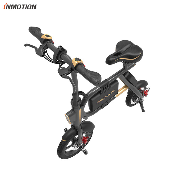 wholesale E-BIKE P1F Folding Electric Scooter Mini Style IP54 APP Supported 30km/h