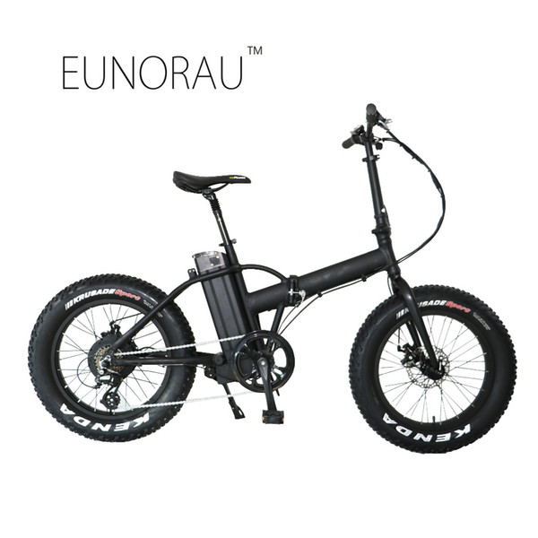 Drop shipping USA/CANADA 20*4.0 48V500W Fat tire electric Mountain bike/Snow bike/electric folding bicycle