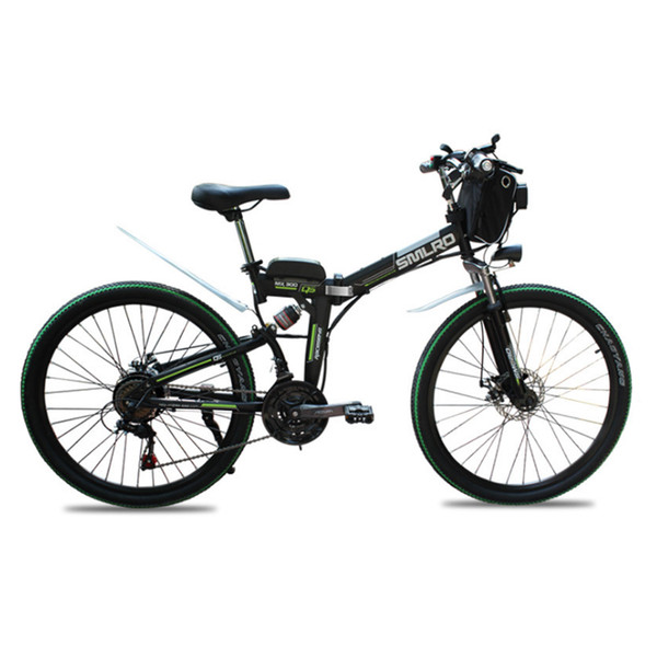 26-inch folding electric mountain bike Adults electric bicycles 24-inch lithium battery electric bicycle 21 speed folding bike