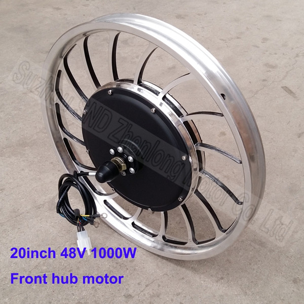 Customized speed and torque 48V 1000W electric bike disk brake front 72V hub motor for 20inch 60V e-bike G-M399