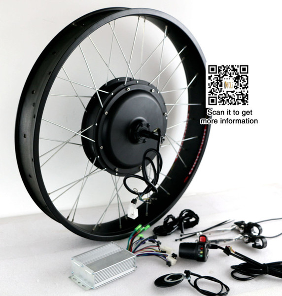 Fat Bike 48V 1500W Electric Bike Conversion Kit Rear Wheel Motor without battery bike DIY parts