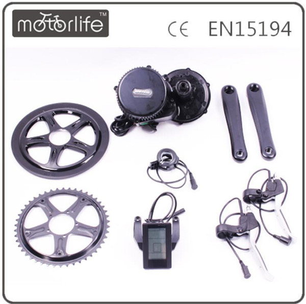 Bafang/8fun Mid Drive Central Motor 36V/48V 250/350/500/750/1000W BBS01/02/DH Controller Crank Motor Eletric Bicycles Conversion Ebike Kits